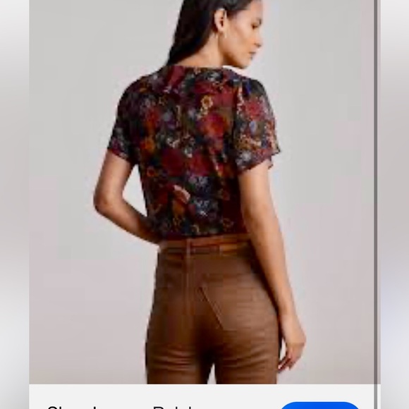 New Ralph Lauren Multicolor Floral Blouse size S - Picture 13 of 15